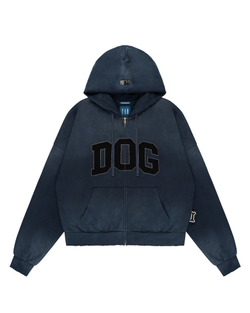 Зип-худи «DOG» кобольт