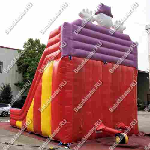 Надувная горка "Весёлый клоун" 8*5*6 м