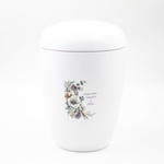 Урна для праха биоразагаемая "Эдем" белая