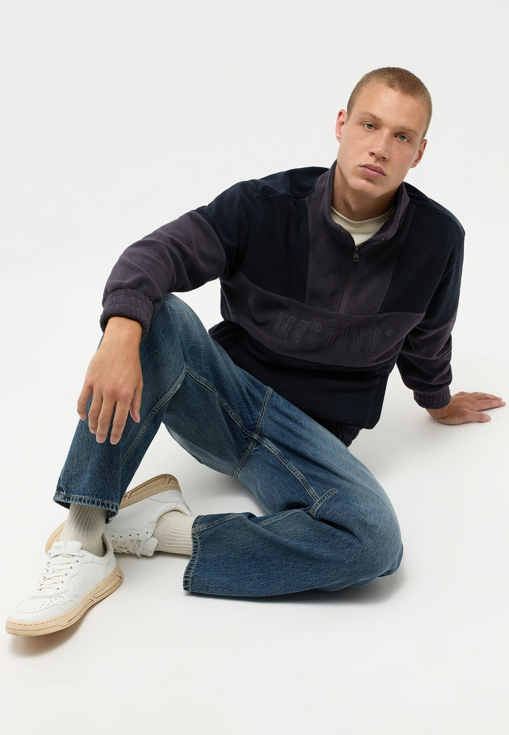 Толстовка мужская MUSTANG Style Ben ZIP Troyer