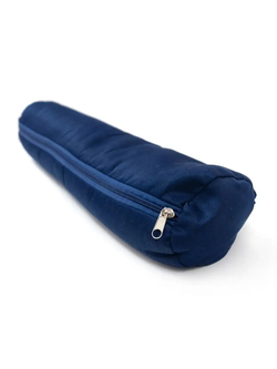 Валик из гречихи с хлопковым чехлом 40х10см