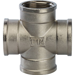 Крестовина ВВ никелированная 1"1/4 STOUT