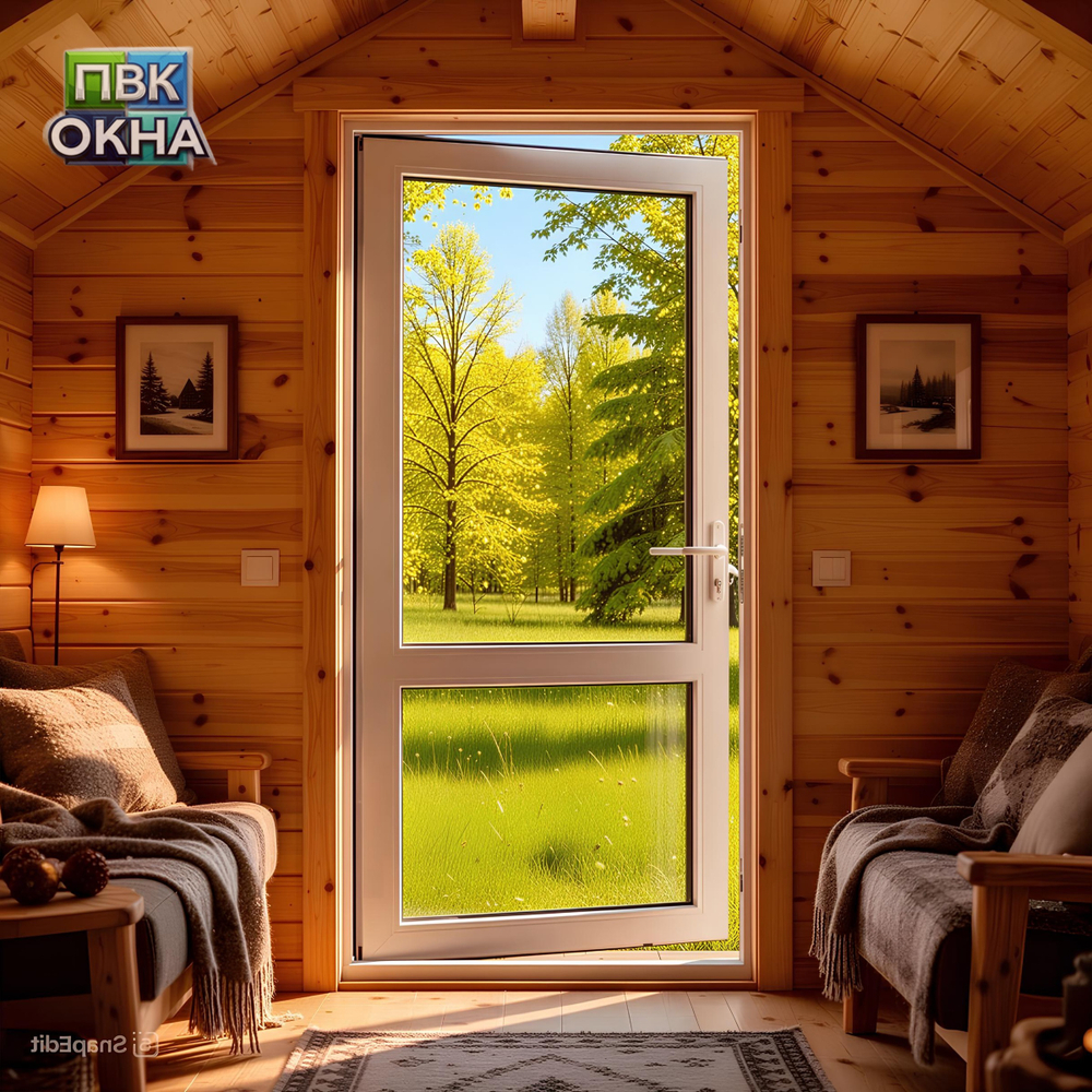 Пластиковая дверь входная KBE