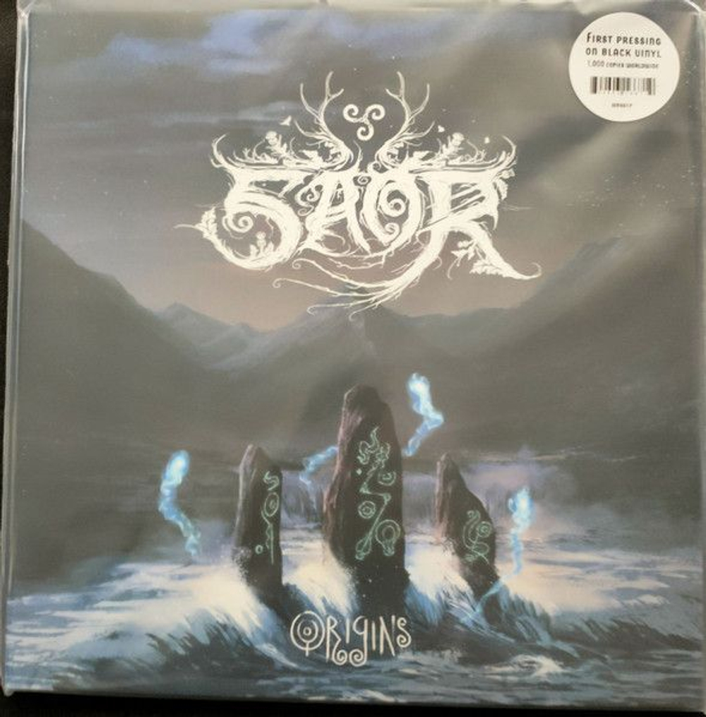 SAOR - Origins 2LP, black metal, чёрный винил
