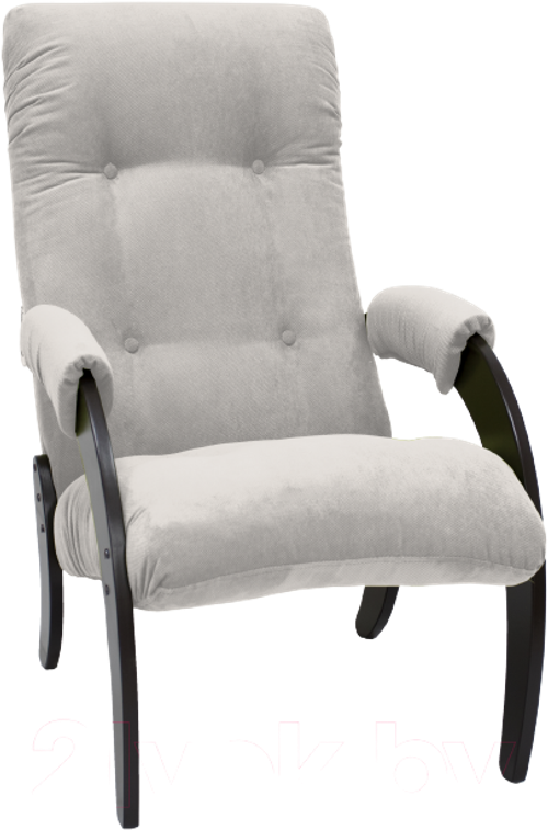 Кресло для отдыха Модель 61 (Verona Light Grey, венге)