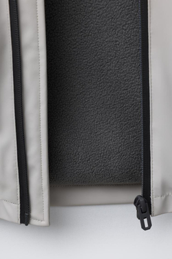 ZARA ПРОРЕЗИНЕННЫЙ ДОЖДЕВИК WATER RESISTANT, ЦВЕТ ЛЬДА