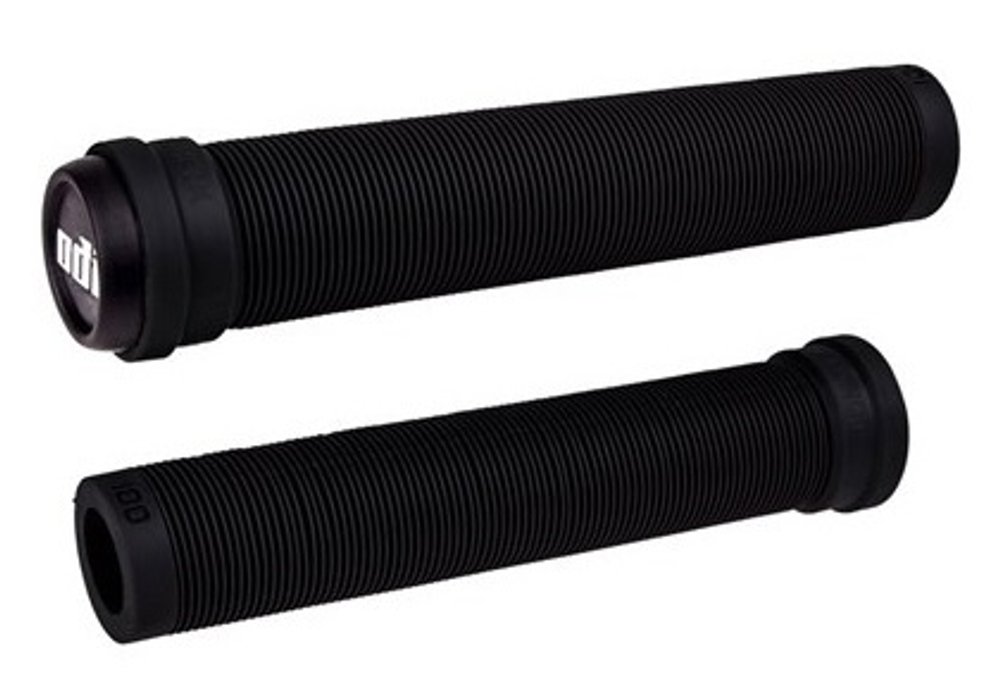 Грипсы SOFT 160мм, чёрные с пластик грипстопами, БЕЗ ФЛАНЦЕВ.SLX Longneck F01SXB