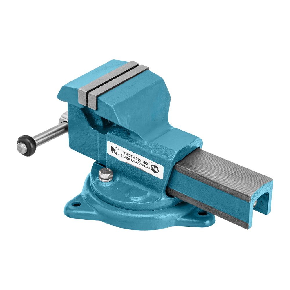 Тиски слесарные, 80 мм, поворотные (Глазов)