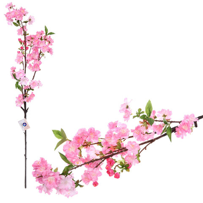 Цветок искусственный «Natur» 93см Ветка Яблони розовая