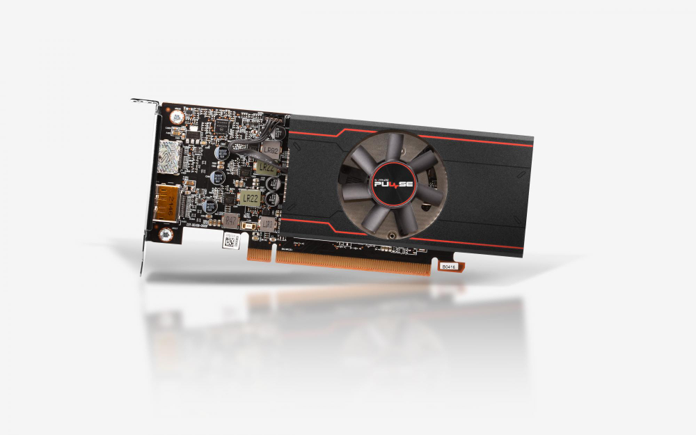 Видеокарта Sapphire Pulse PCI-E AMD Radeon RX 6400 4Gb (64bit/GDDR6/DP/HDMI/RTL) 11315-01-20G