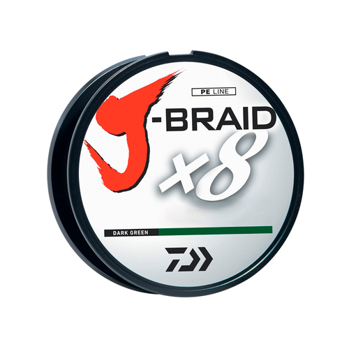 Плетеный шнур Daiwa J-Braid X8 Dark Green 0,18мм 26,5lb 150м