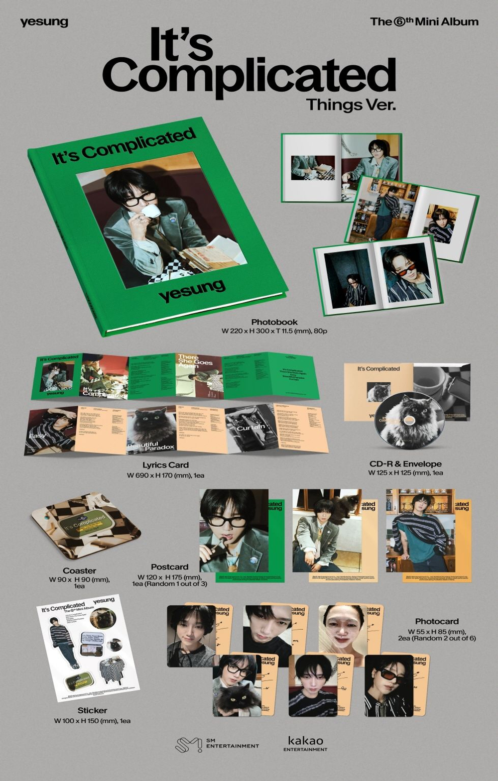 Альбом YESUNG - IT'S COMPLICATED 6th Mini Album THINGS Version