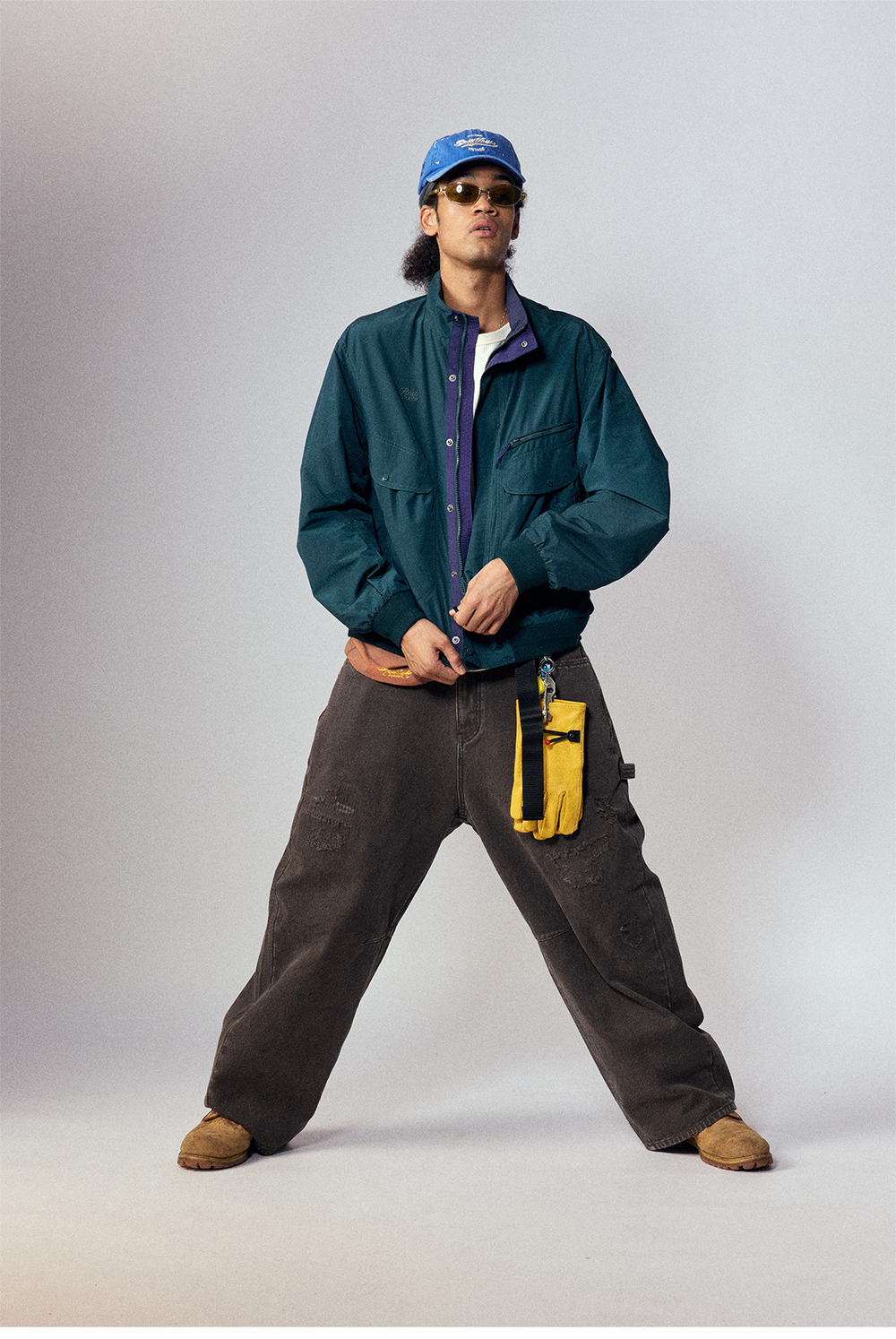 Брюки Nothomme Monterest Outdoor Vintage Distressed Fabric Washed Carpenter Pants