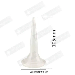 Запасные сопла для закрытых пистолетов для герметика, 10 шт