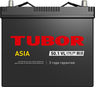 TUBOR Asia STANDART 6СТ-50 аккумулятор