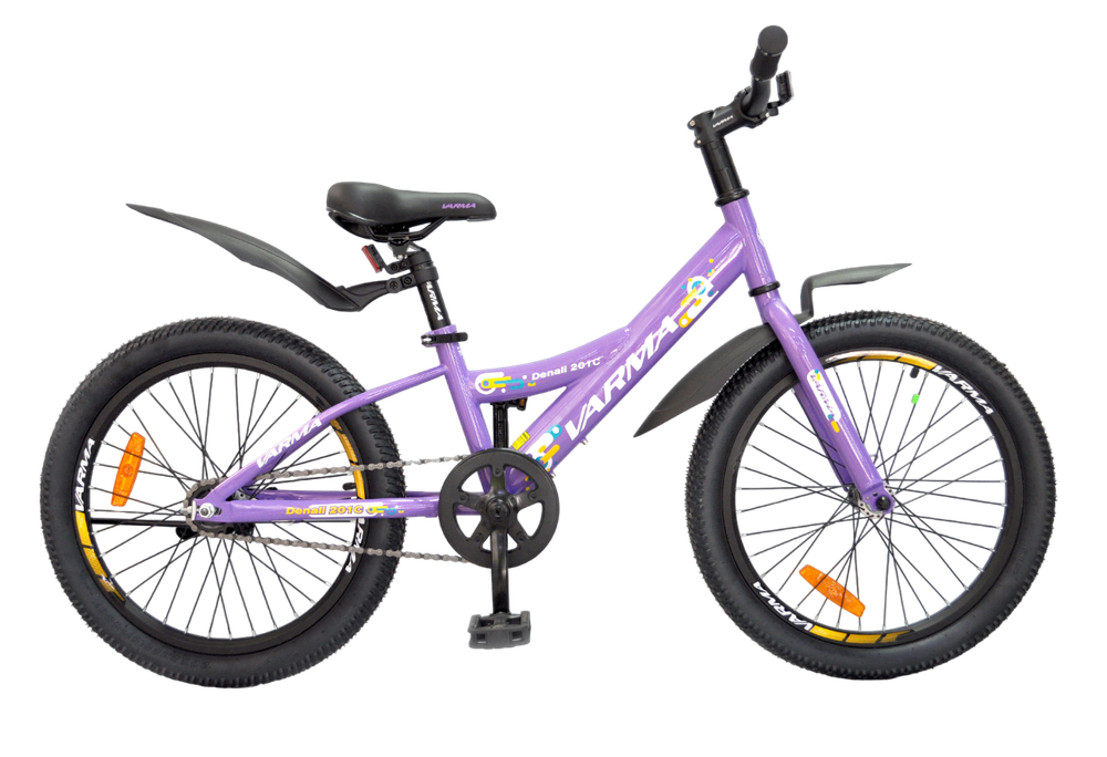 Вело 20" VARMA Denali 201C  р.10 ,фиолетовый, 1ск ст.
