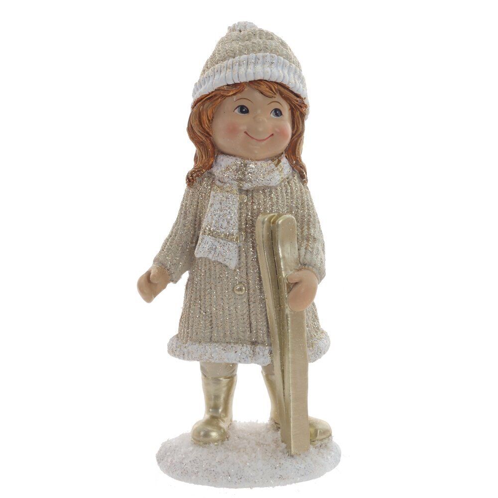 GAEM Фигурка декоративная "Мальчик/Девочка", L8 W7 H18 см, 2в.