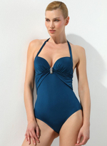 Совместный купальник Cala Azzura (Размер: C/L) (Цвет: синий)