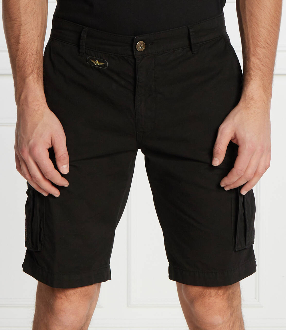 Шорты Aeronautica Militare - черный(BE066CT1122)