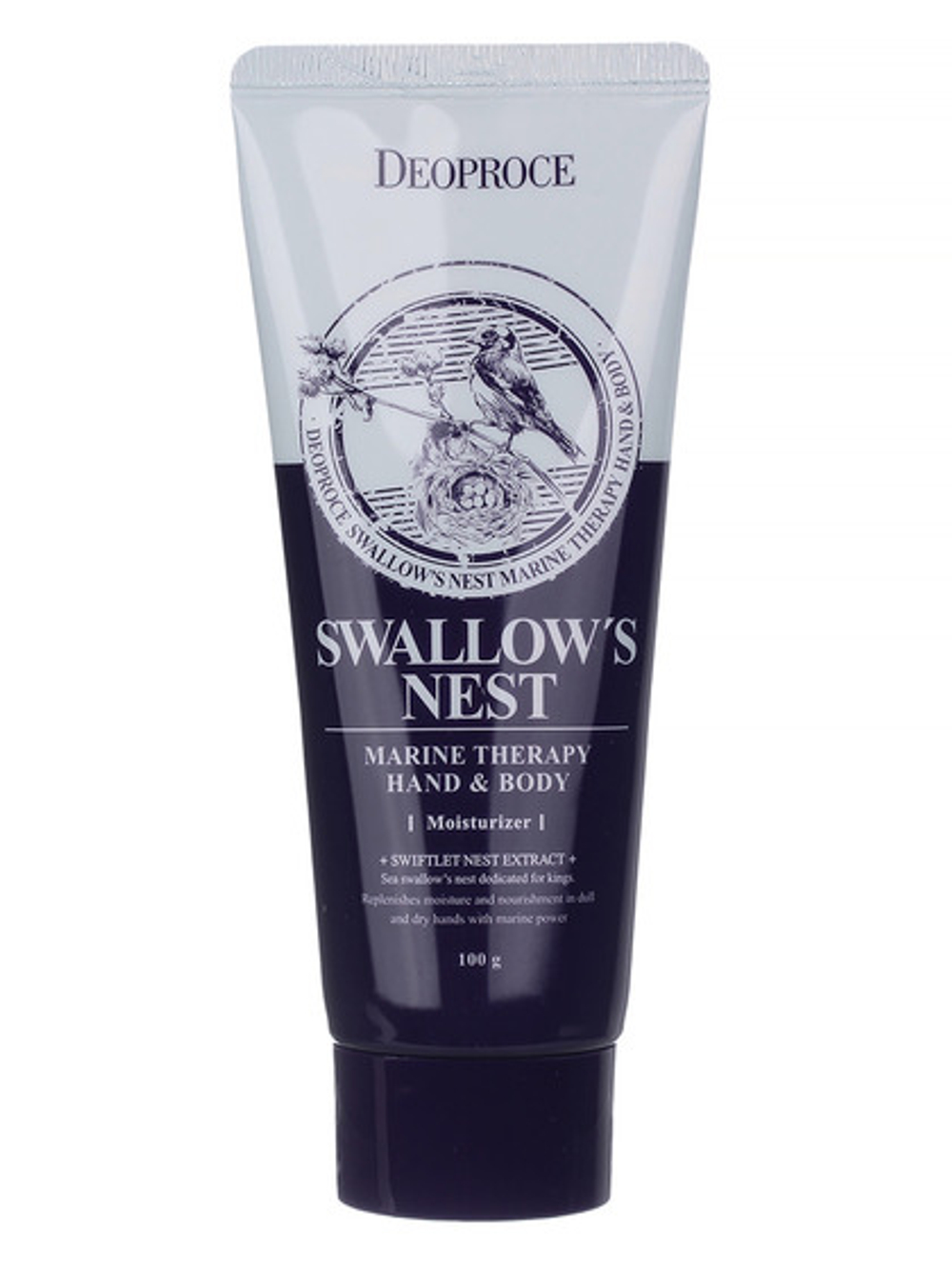 DEOPROCE Крем для рук и тела с экстрактом ласточкиных гнезд / Marine Therapy Hand&body - Swallow's Nest, 100г