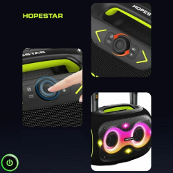 Bluetooth Колонка Hopestar Party Box 120W Black с функцией TWS, беспроводной динамик, колонка для пикника