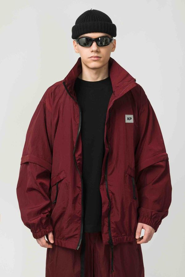 Ветровка Halfsleeve бордовая темная - фото 1