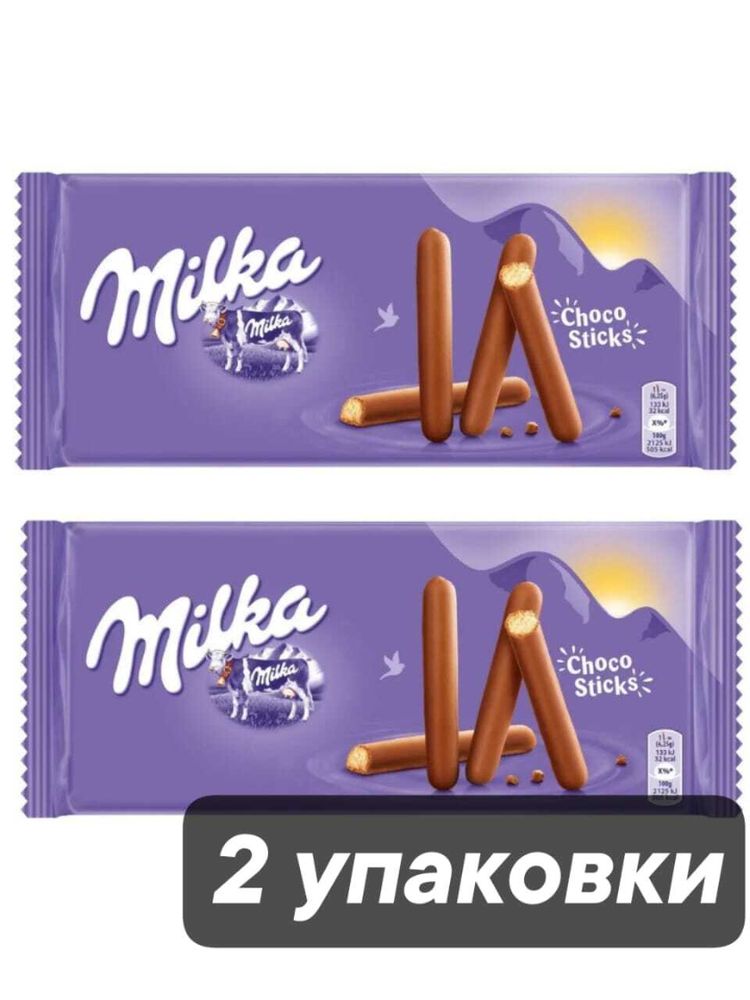 Печенье Milka Choco Sticks 112 г x 2 шт