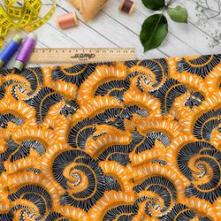 Ткань премиум мембрана морская фантасмагория