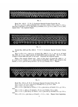 T.B.C. Instructions and Designs for Tatting | Chicago Buettner