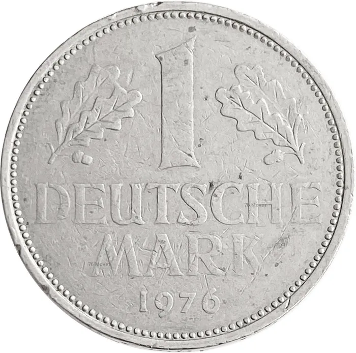 1 марка 1976 Германия (ФРГ)
