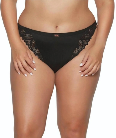 Трусики-слипы со средней линией талии Yasemin (Размер: XXXL) (Цвет: черный)