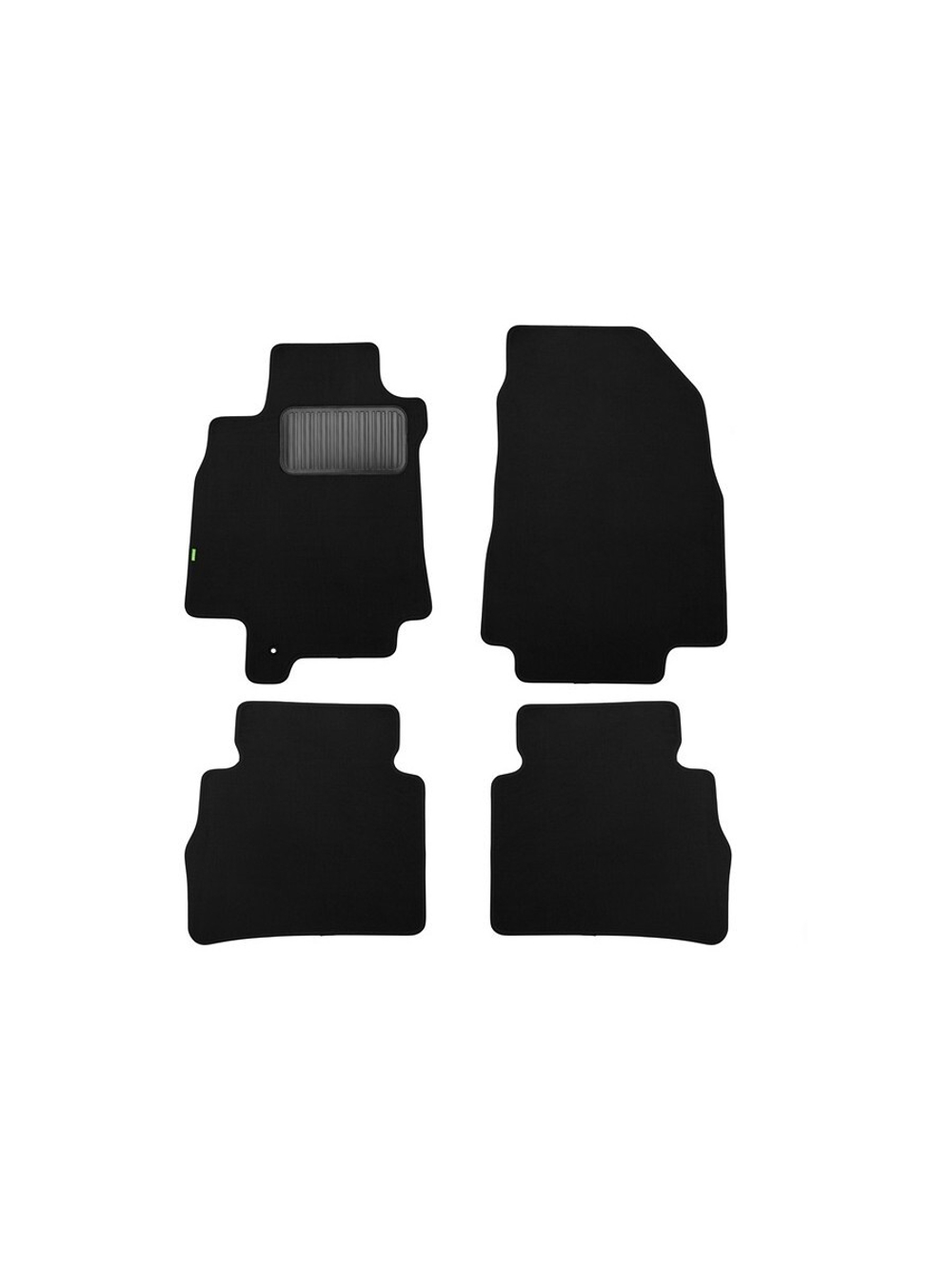 Коврики в салон для NISSAN Tiida 2004-2012, 2010-2013, седан, 4 шт. (текстиль) KLEVER02362101210KH