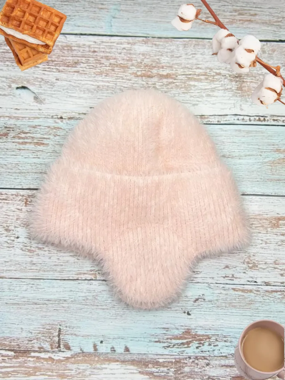 шапка ушанка зимняя пушистая