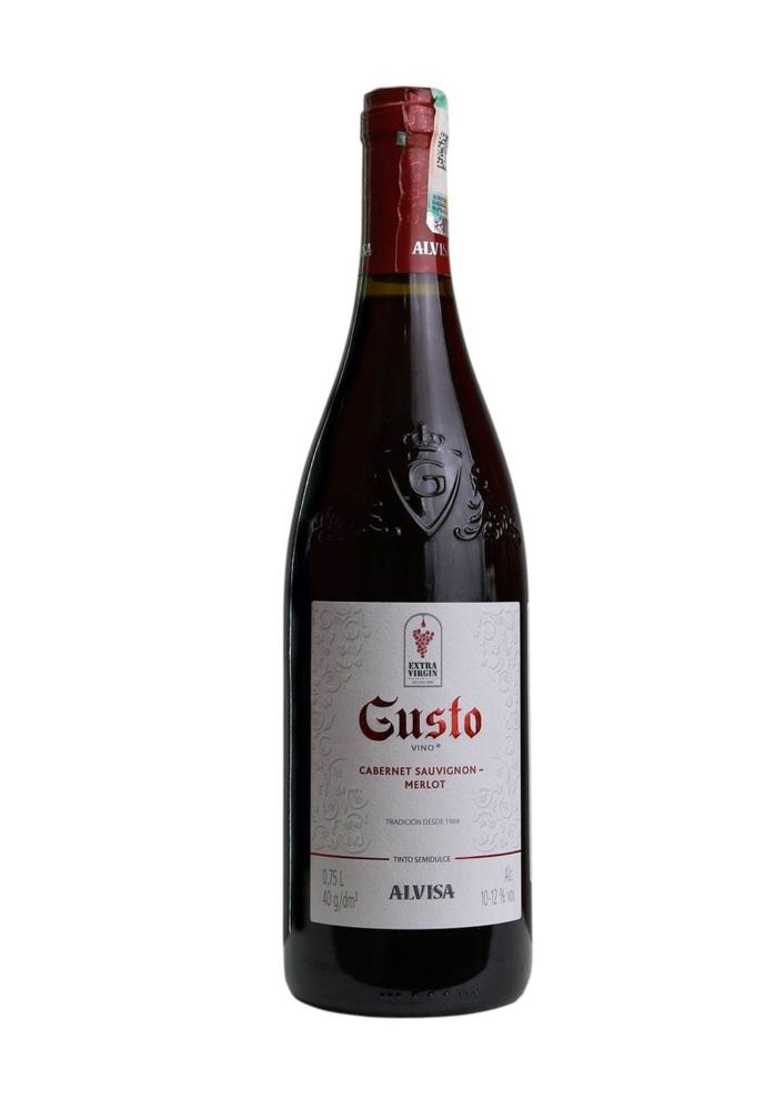 Вино Gusto Cabernet Sauvignon-Merlot 10-12%