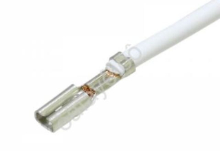 Клемма Мама 2108-09  2,8 Латунь (луженая) монтажн ус и Провод сеч 0,75мм² Маяк МГУП-28-БЕЛ 104002