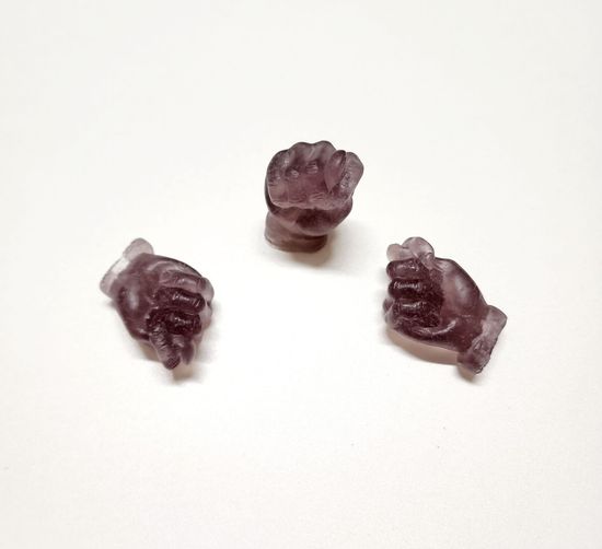 Набор сувенирного мыла черное "Фиг", 3штуки