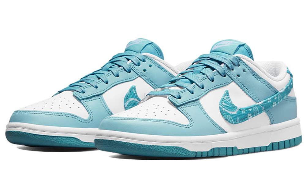 Кроссовки Nike Dunk Low Ess "Blue Paisley" (Женская размерная сетка)