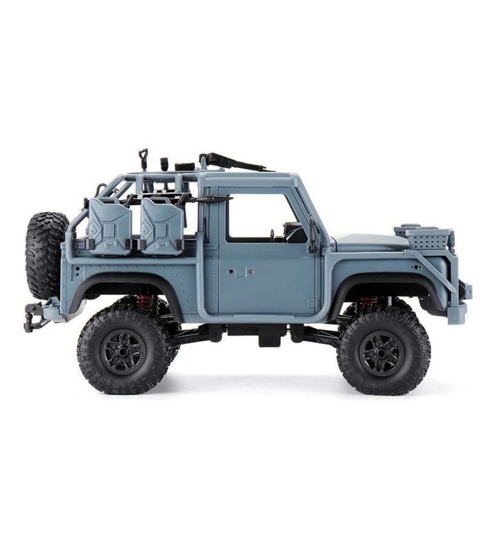 Радиоуправляемая машина MN MODEL англ. пикап Defender спецназ рейнджеров (синий) 4WD 2.4G 1/12 RTR