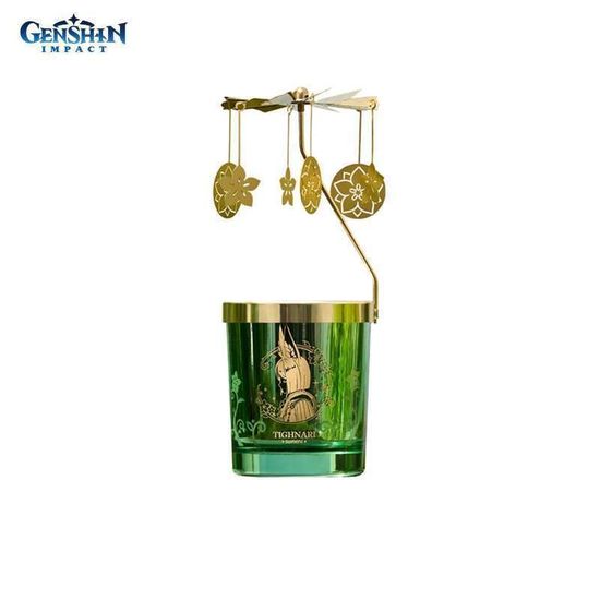 Подсвечник вращающийся Genshin Impact Тигнари Tighnari с ароматизированной свечой 6976525001720