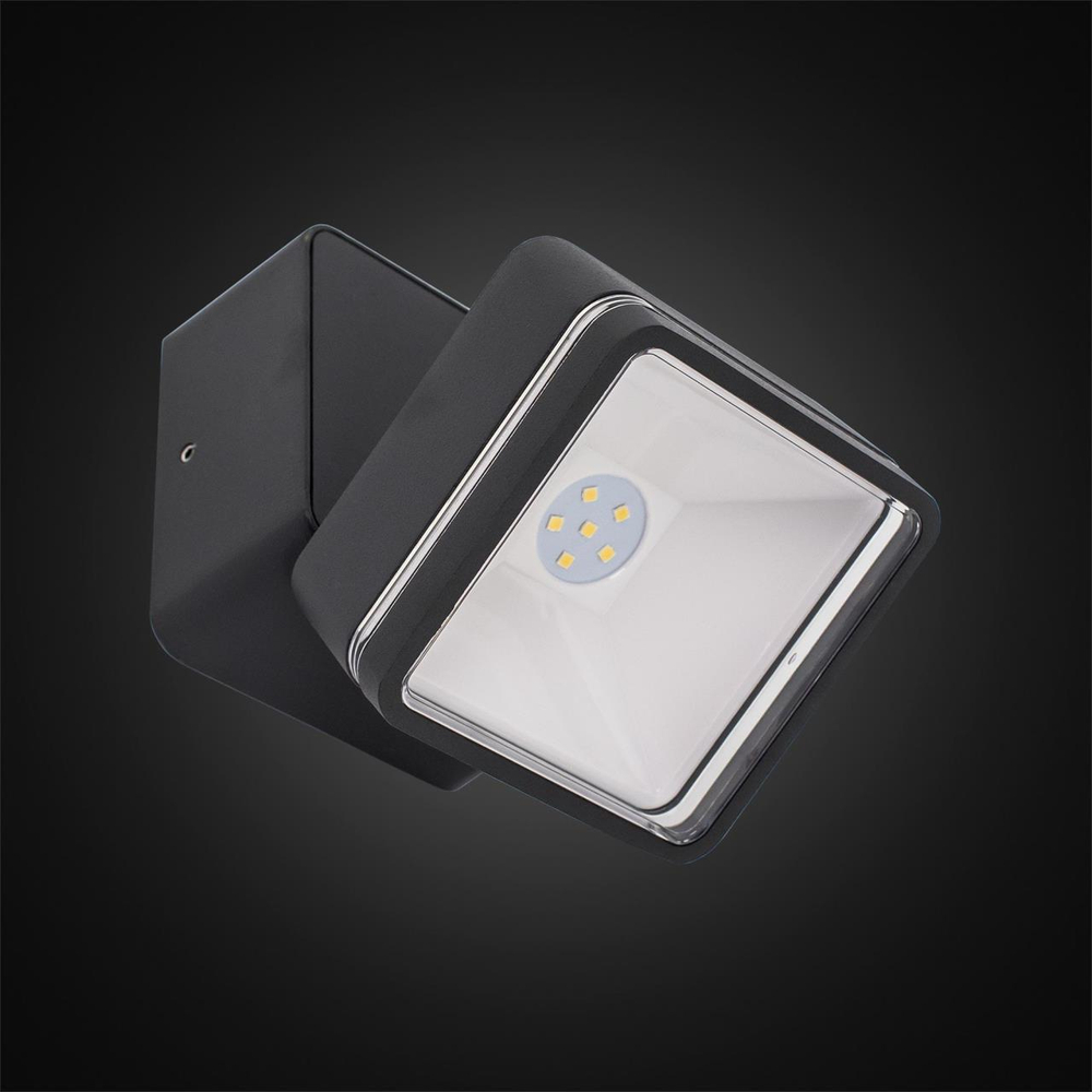 Уличный настенный светодиодный светильник Citilux GARDA CLU0008K