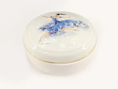 Туалетная коробочка форма Овальная рисунок Фея резвости арт. 80.86403.00.1