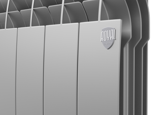 Радиатор алюминиевый Royal Thermo Biliner Alum 500 Silver Satin - 12 секц.