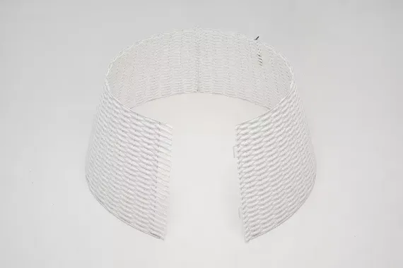 Корзина под елку Люкс Палермо 65 см., разборная, белый, ЕлкиТорг (65-223)