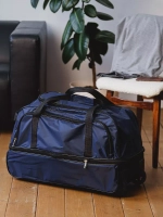 Сумка дорожная на колесах с выдвижной ручкой