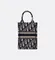 Сумка Dior Book Tote для телефона, модель мини-формата синий