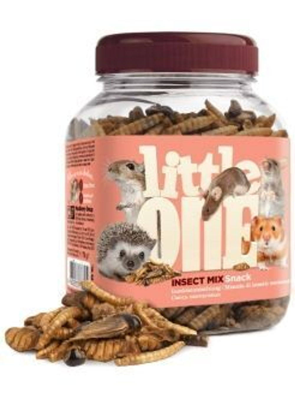 LITTLE ONE Лакомство для всеядных грызунов смесь насекомых 75г