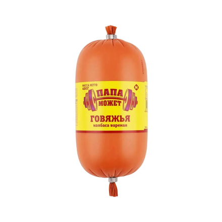 Колбаса говяжья Папа может вес (3450)
