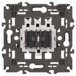 14-1109-99 ЭРА Переключатель для жалюзи (выкл), 10АХ-250В, Elegance, механизм