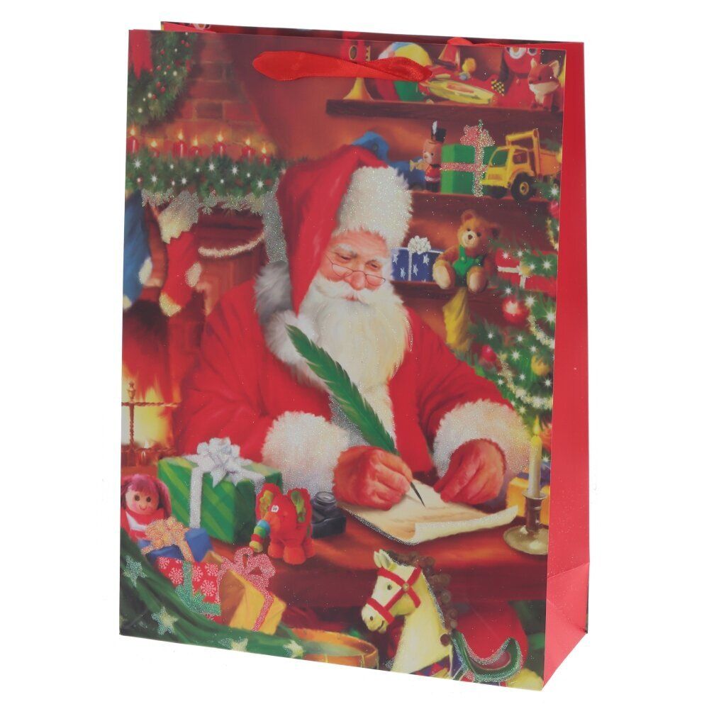 GAEM Пакет подарочный (бумага 210г/м2, блок микс 12шт), L30 W11 H41 см, 4в.