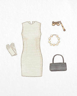 Платье Anora молочное